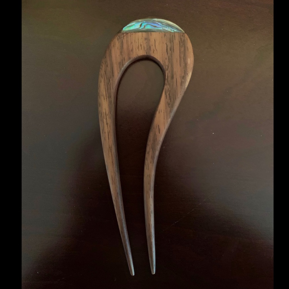 NWOT Hand-Carved Hair Stick